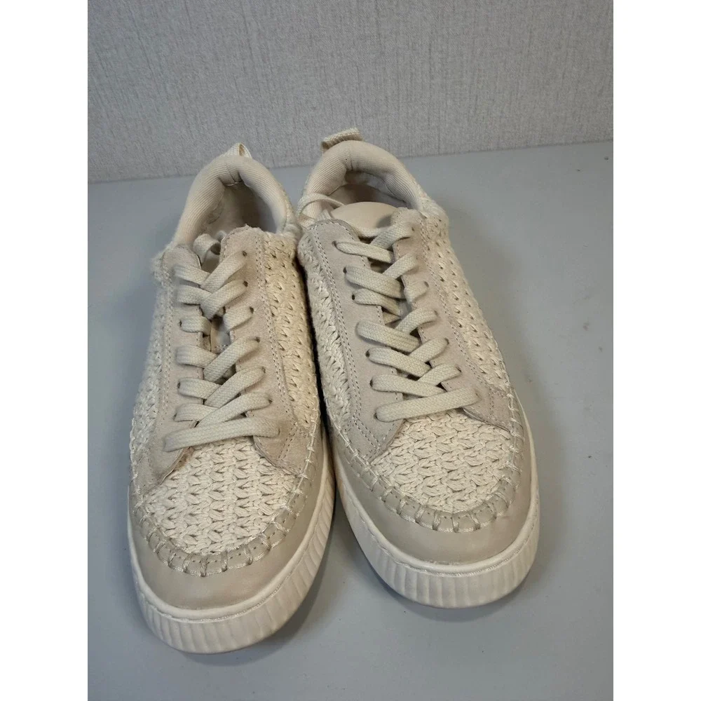 Dolce Vita Nicona Women's Fashion‎ Sneakers Sandstone Knit Size 9.5